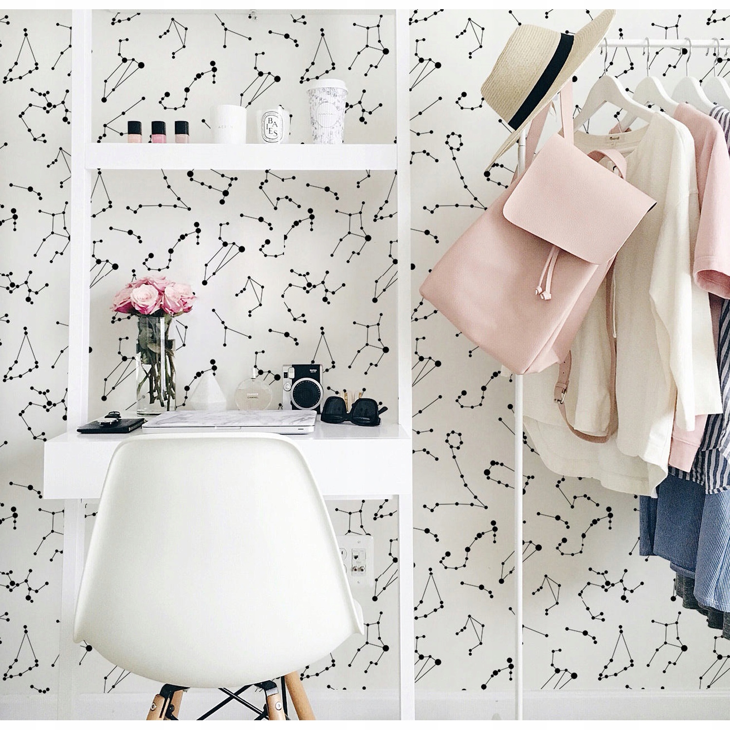 

Fototapeta flizelina Czarne gwiazdy 416x254 + klej