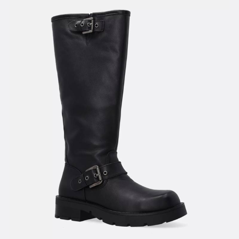 Venezia H004LEBLOBZ025 černé kozačky vel. 39 spona Kochland Sleva