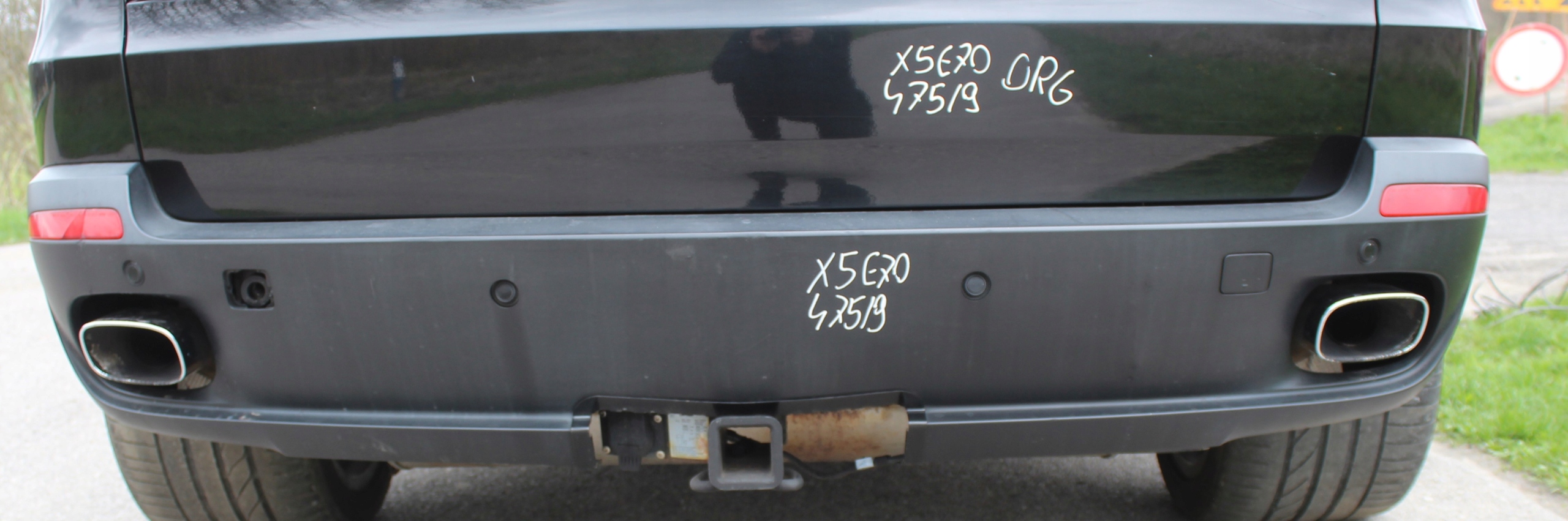 БАМПЕР ЗАД. ЗАДНІЙ BMW X5 E70 475 BLACK САПФІР