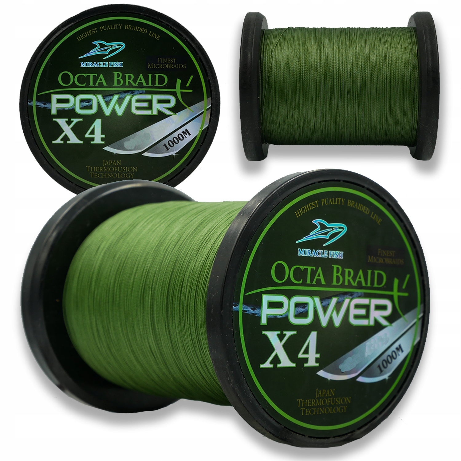 Plecionka Wędkarska Octa Braid czterosplotowa 0,18mm Wytrzymałość: 14,60 kg