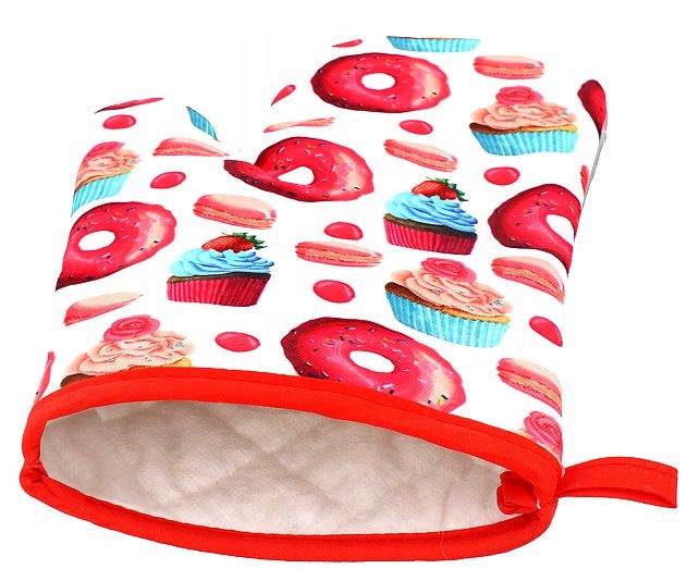 KUCHENNA RĘKAWICA TEFLONOWA ŁAPKA CHWYTAK wzory Marka inna