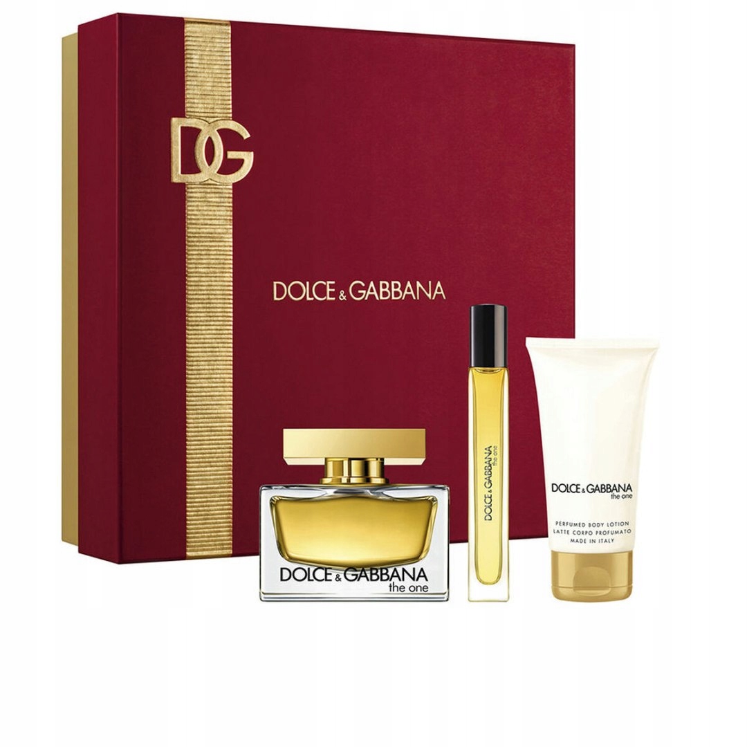 Sada parfémů pro ženy Dolce & Gabbana The One 3 díly