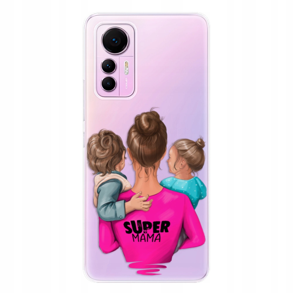 Silikonowe etui iSaprio Mama Boy and Girl do Xiaomi 12 Lite