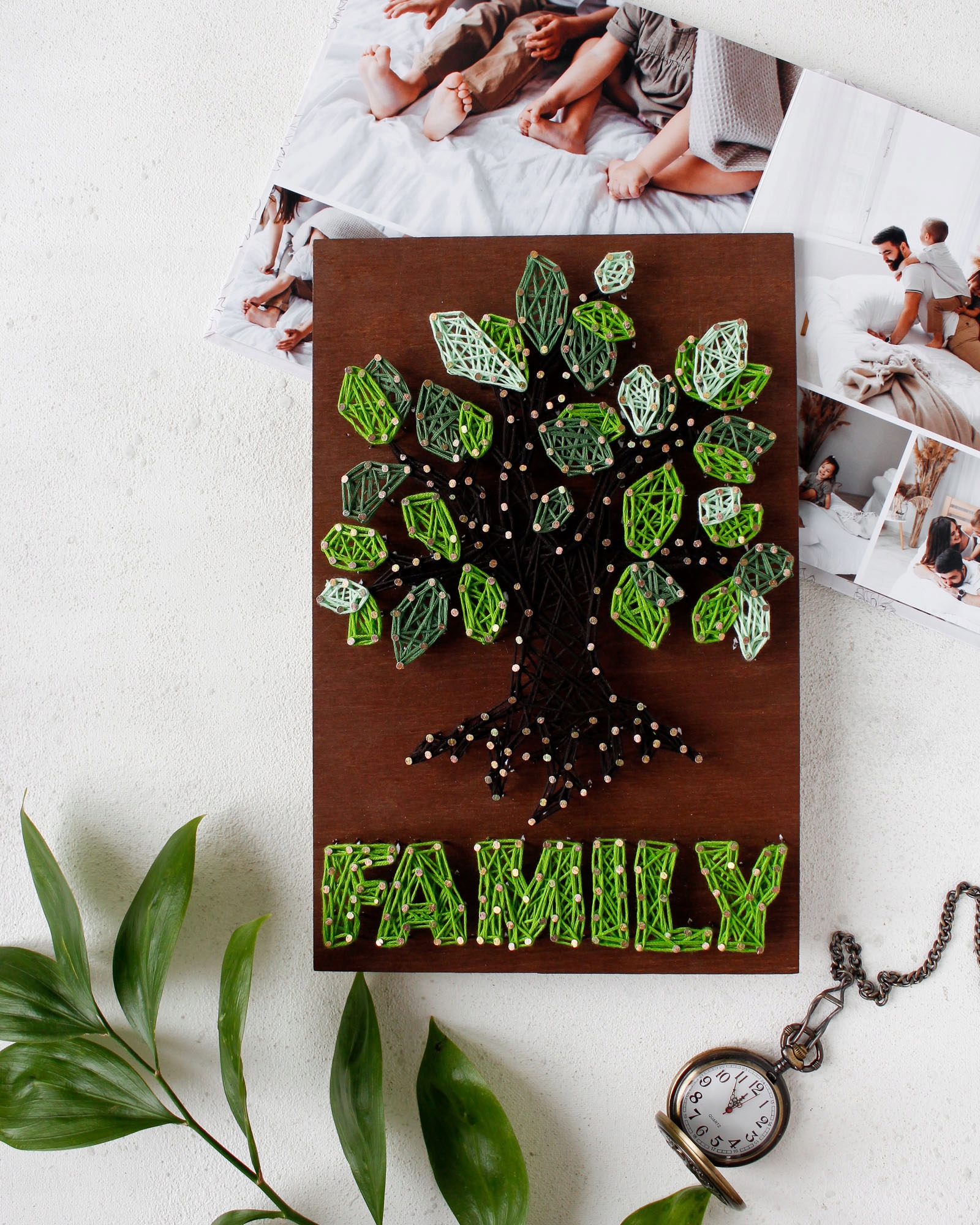 Strunová výtvarná kreativní sada "Strom" Diy kreativní