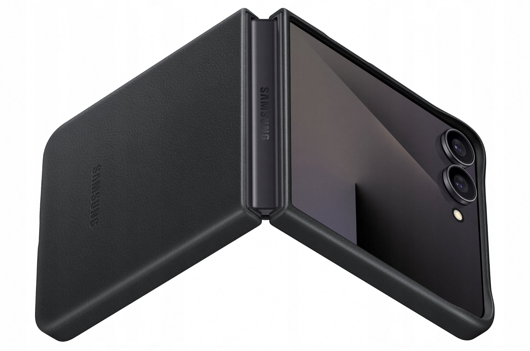 Puzdro Samsung KindSuit pre Galaxy Z Flip 7, čierne EF-VF766PBE