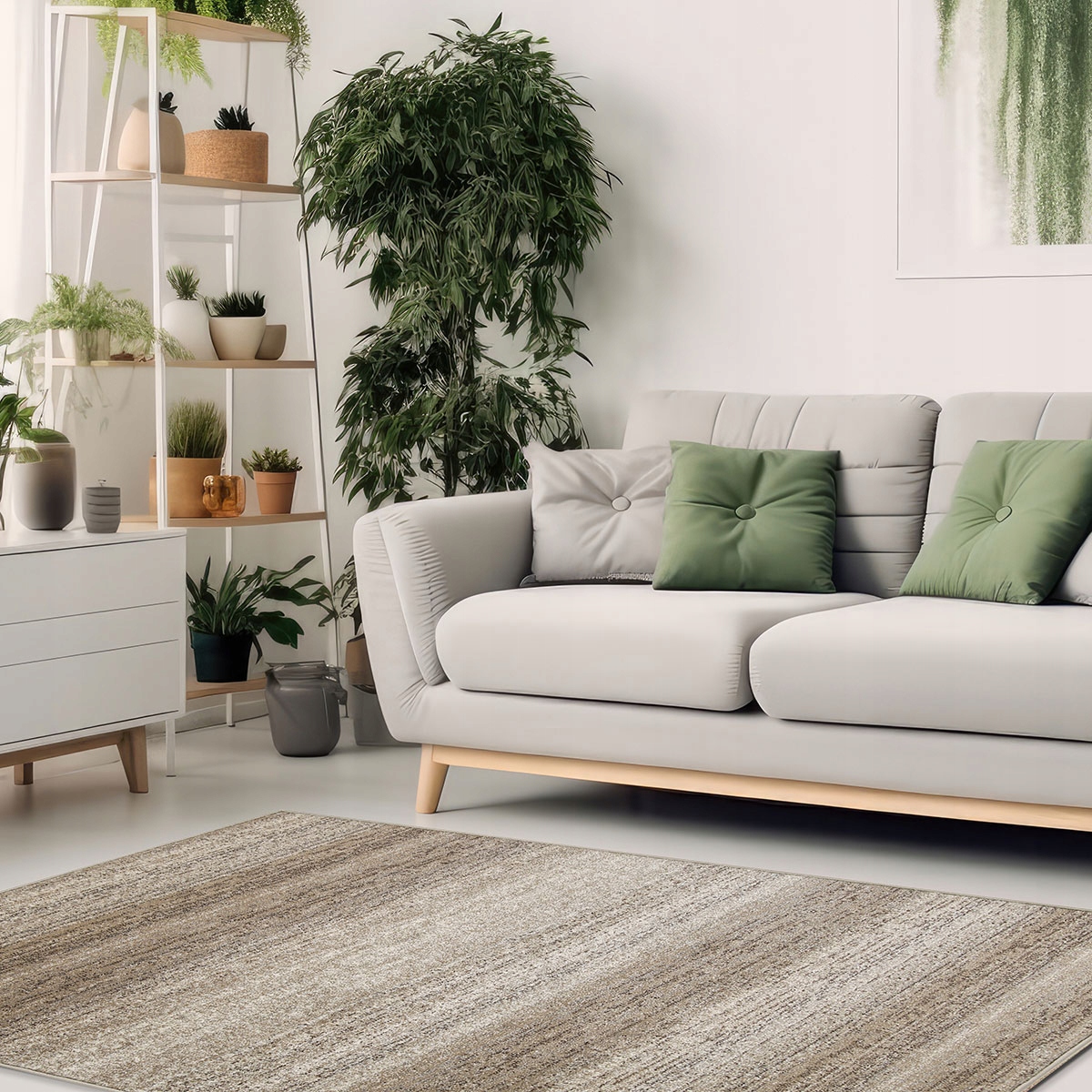 DYWANIK DO SYPIALNI ADVENTURE DO PRZEDPOKOJU BEŻOWY BRĄZOWY MIĘKKI 60x110 Stan opakowania oryginalne