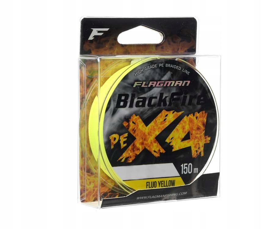 Plecionka Flagman Blac Fire PEx4 150m 0,08