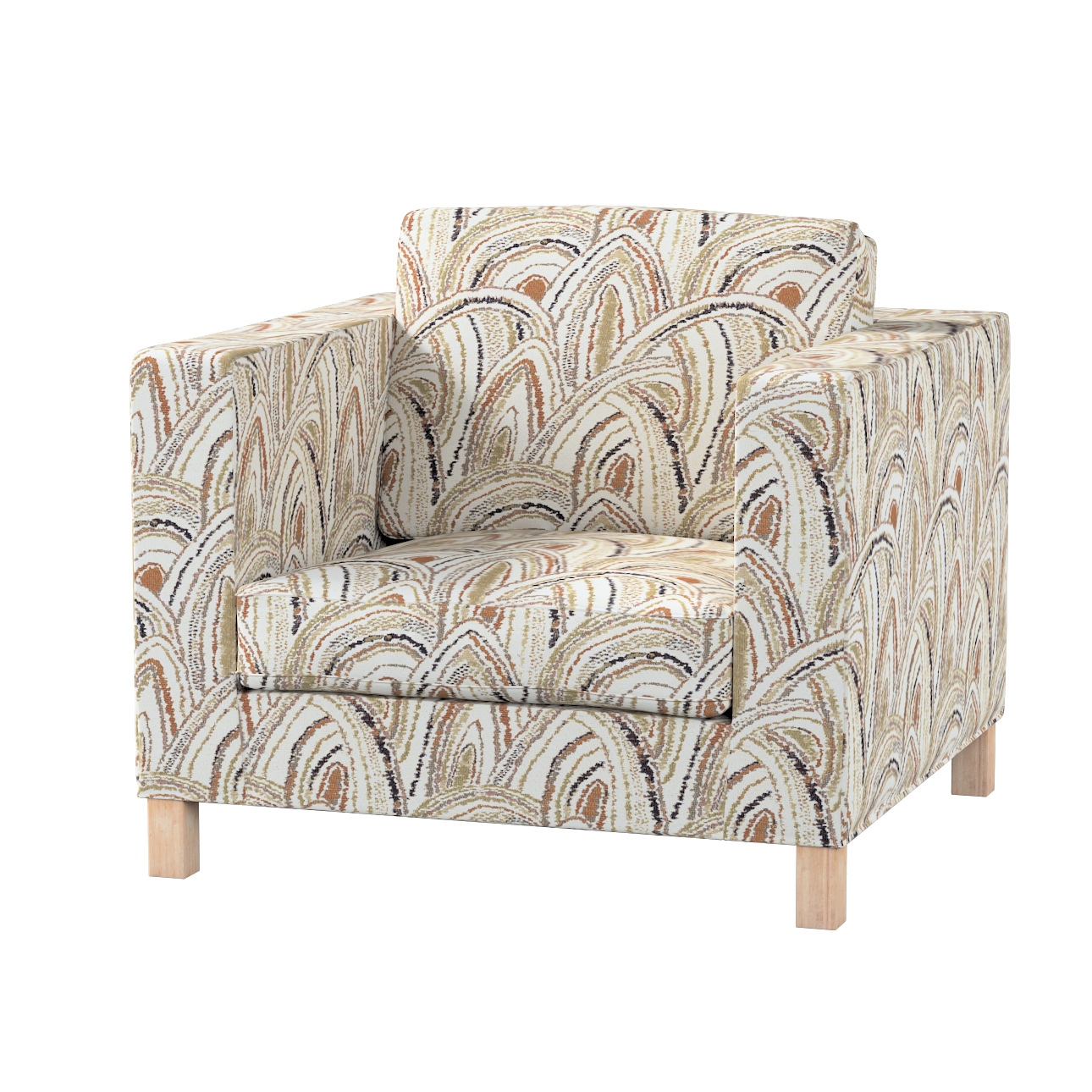 Poťah na kreslo Karlanda Ikea, oranžový