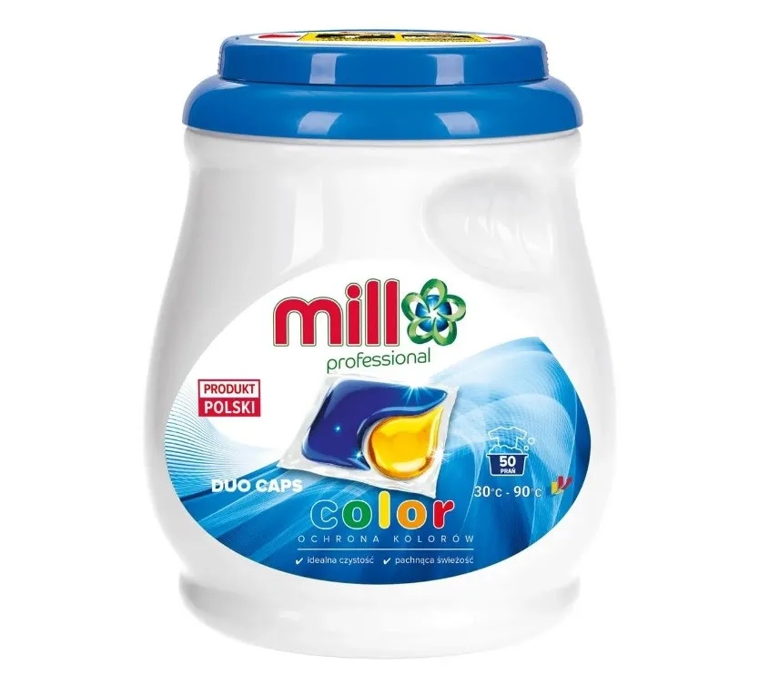 

MILL Prof Kapsułki do prania koloru 2w1, 50 sztuk