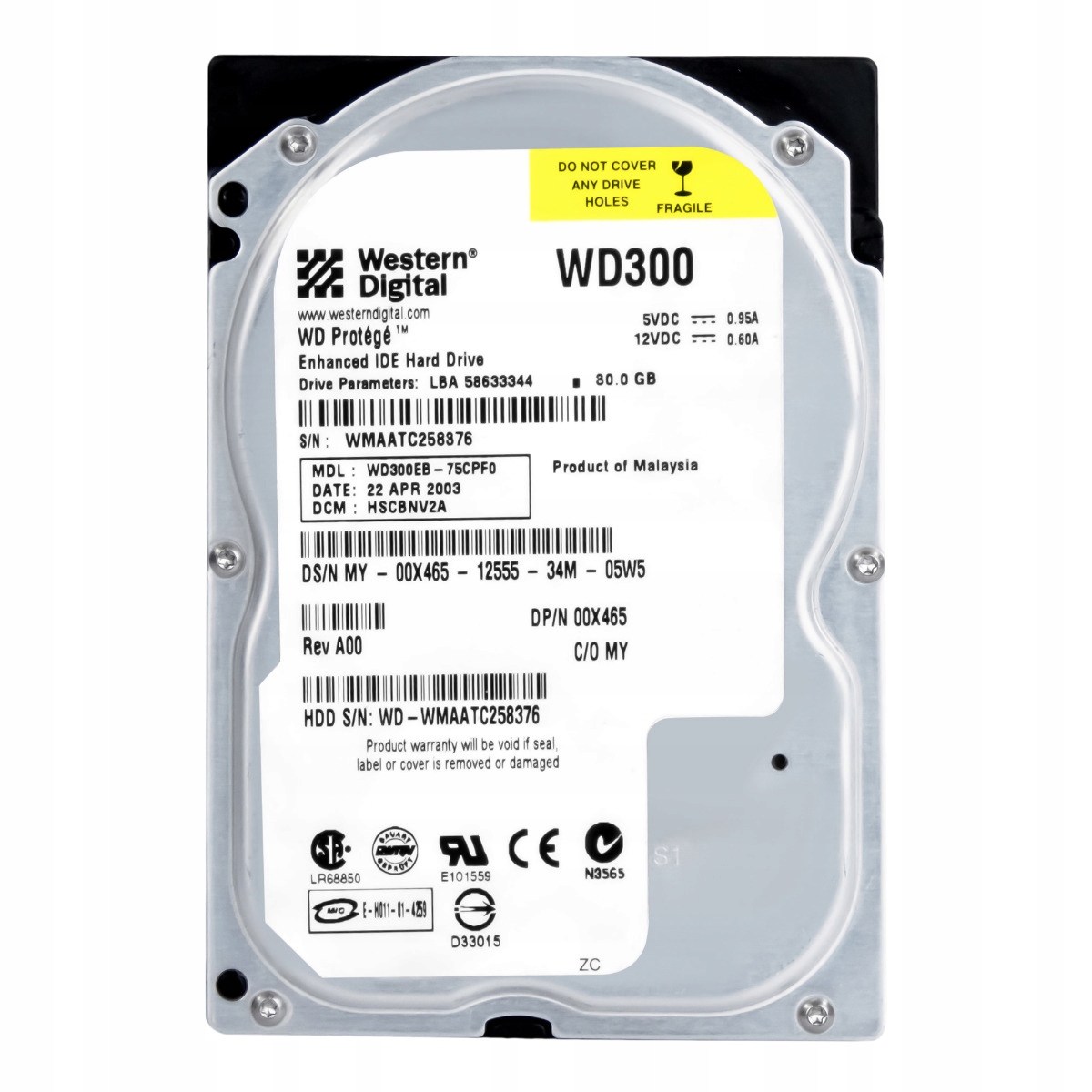 Wd Protege 30GB 5.4K 2MB Ata 3.5'' WD300EB-75CPF0