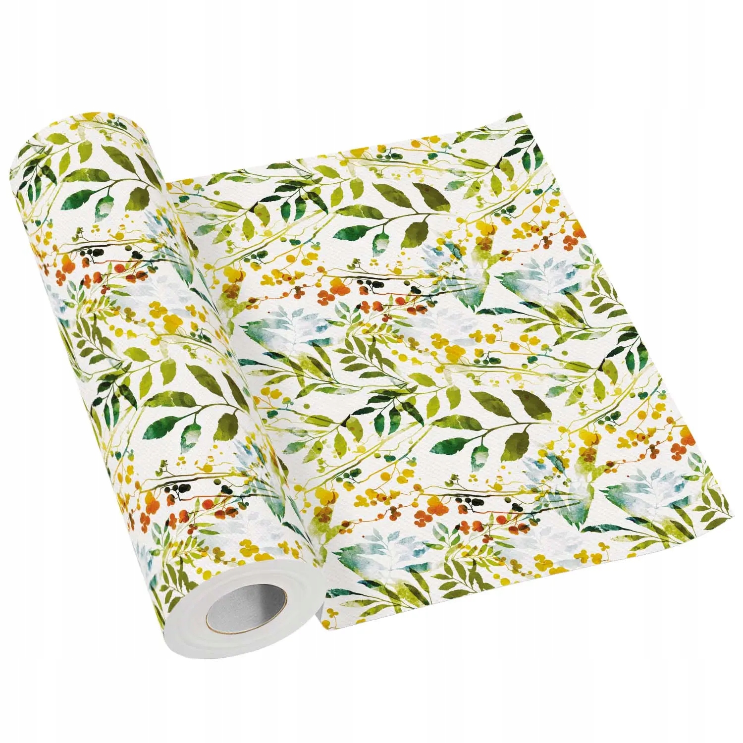 Bieżnik na stół komunijny weselny flizelinowy chrzest Paw 40cm x 24m 1szt