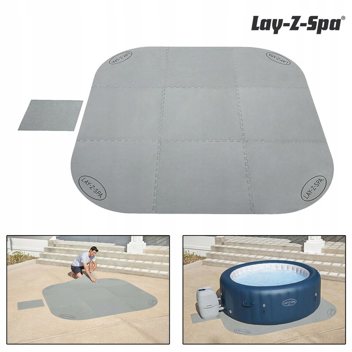 Puzzle Podložka Pod Bazén Jacuzzi Spa Bestway Bazénová Podlaha 196 cm