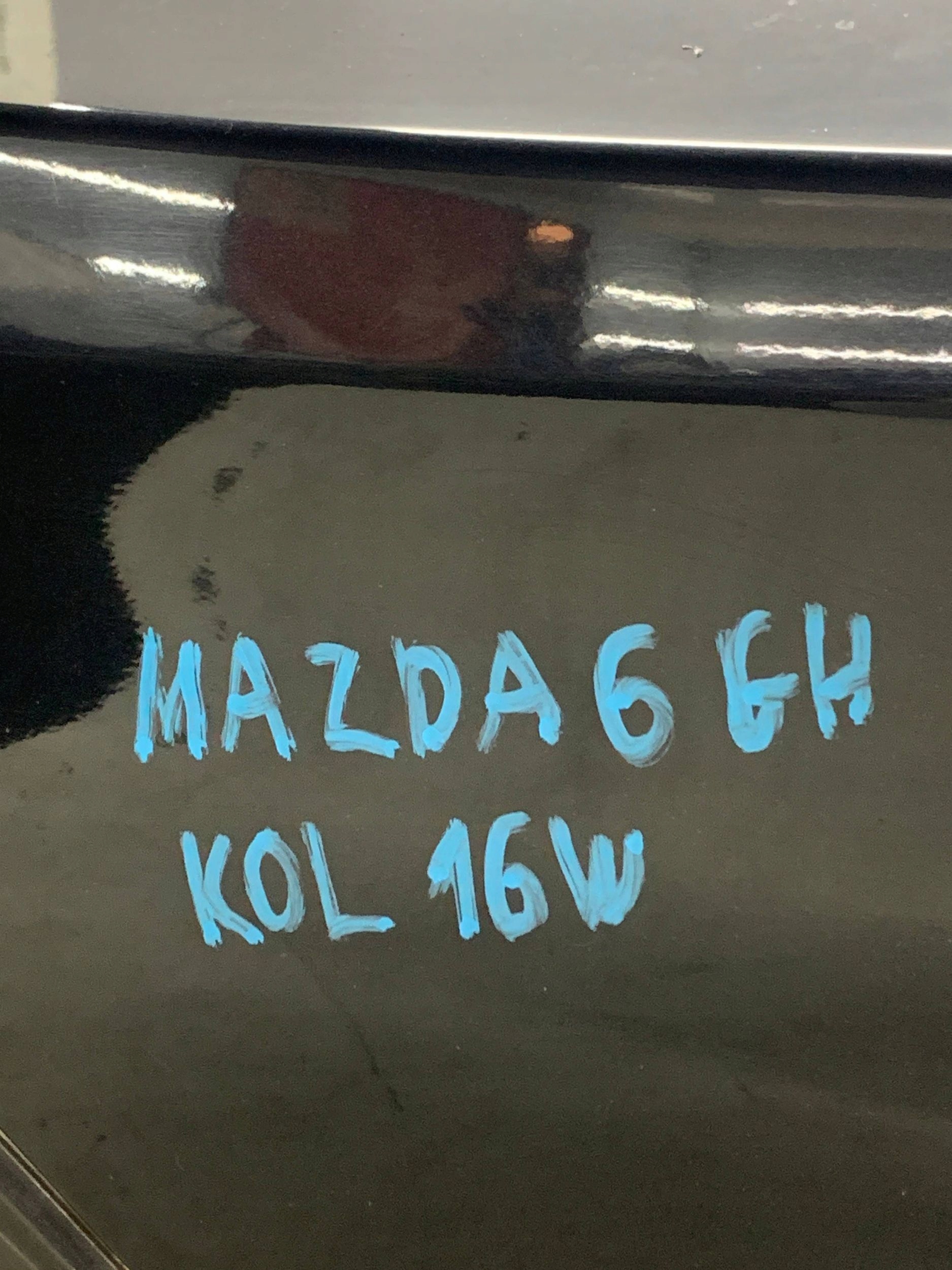 trunk door boot rear part rear MAZDA 6 GH HATCHBACK (2007-2010) colour 16W