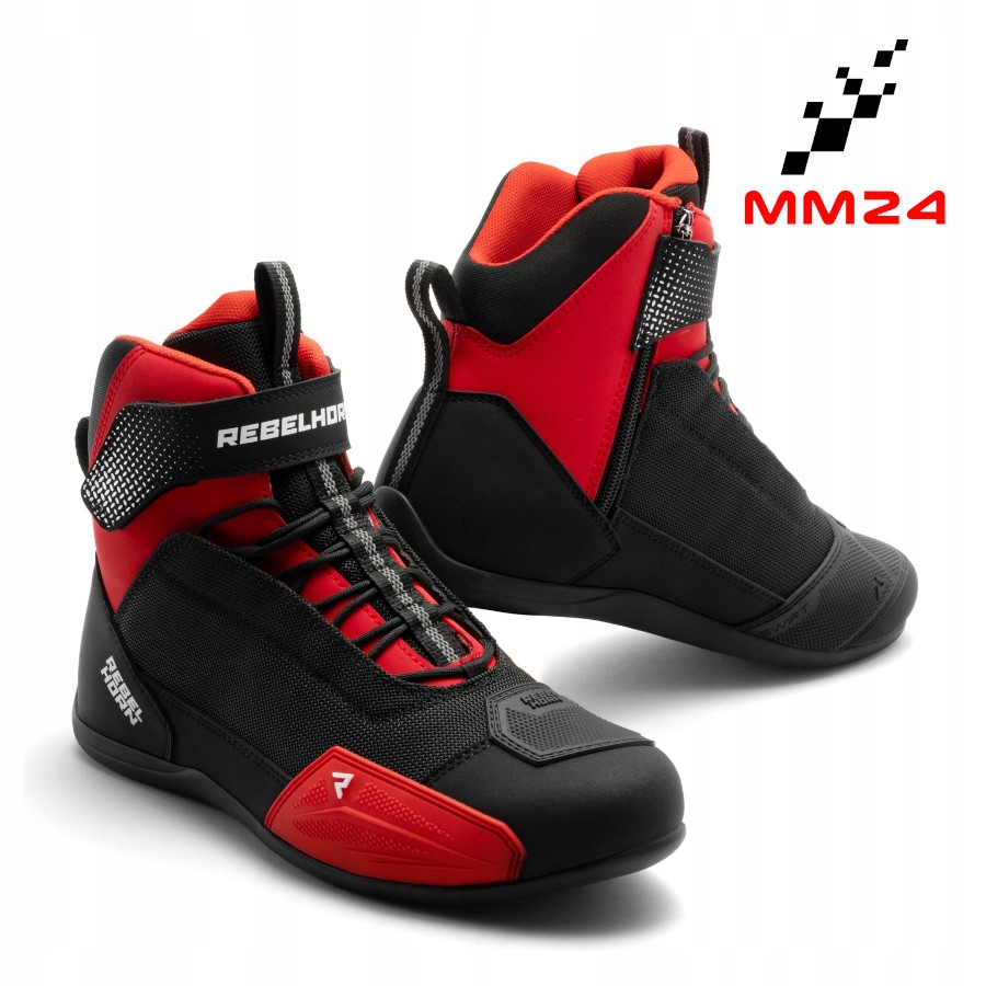 Motocyklové Topánky Rebelhorn Swift Mestské Krátke Zviazané Suchý Zips veľ. 46