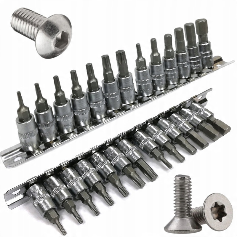 

Yato Zestaw Nasadek 1/4" ,trzpień Bity Torx Hex