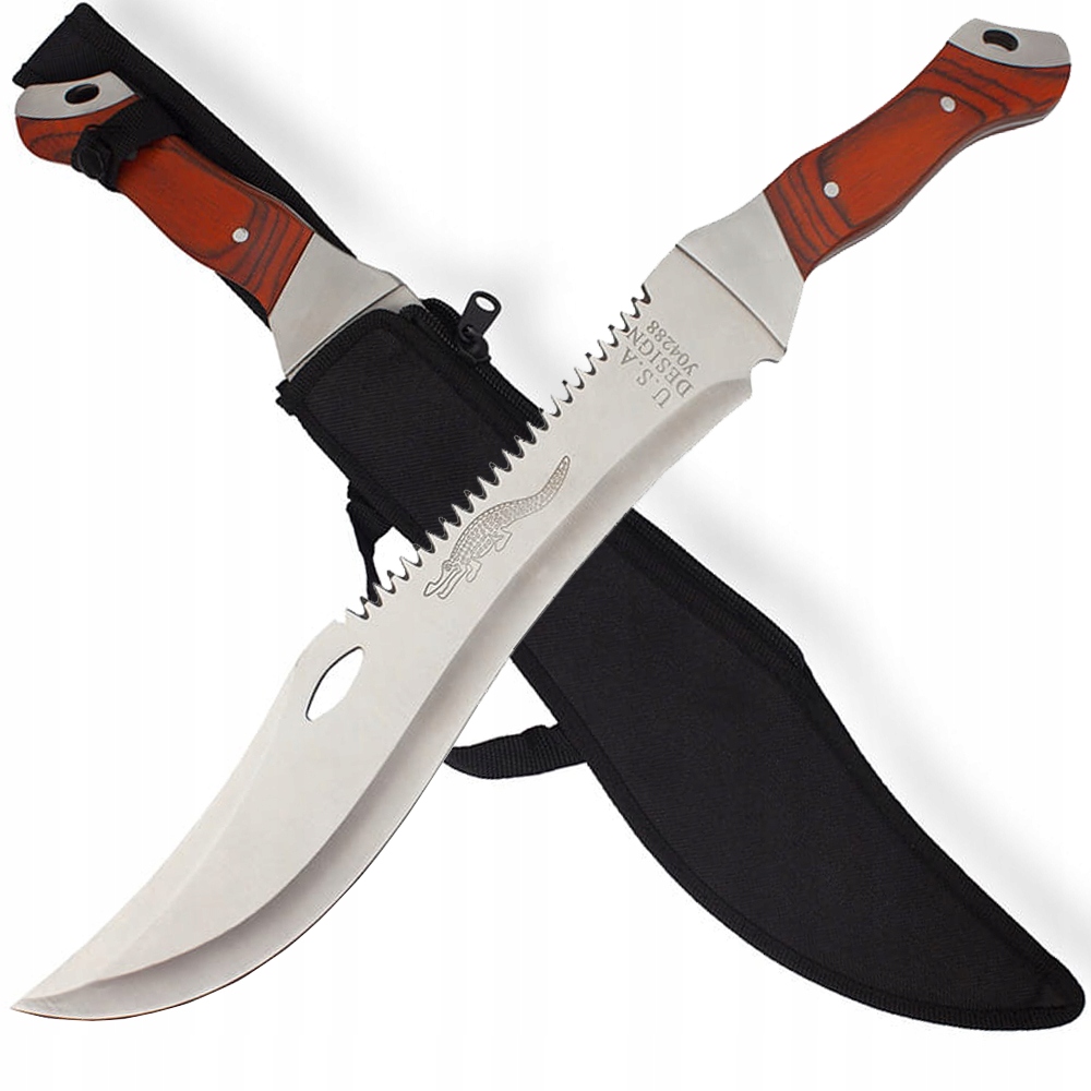 

Wielki Nóż Bagnet Maczeta Crocodile Kabura N632