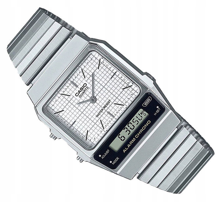 Hodinky Casio Vintage Retro AQ-800E -7AEF Stříbrné