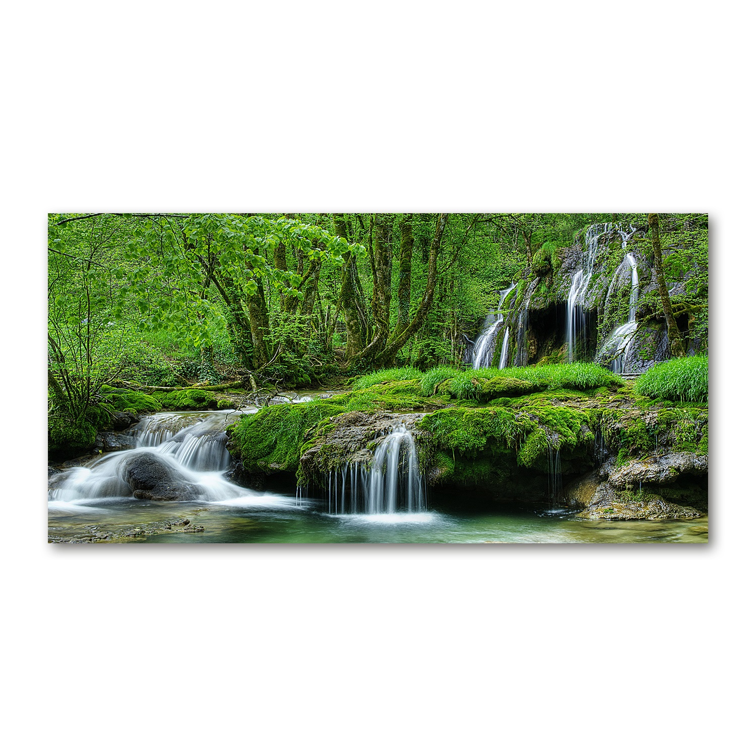 Foto obraz velký akryl moderní Kaskády 120x60 cm