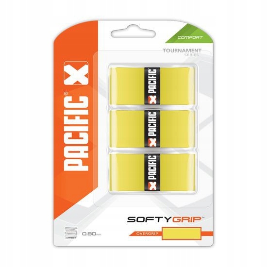 Owijki wierzchnie PACIFIC SOFTY GRIP Żółte 3 szt