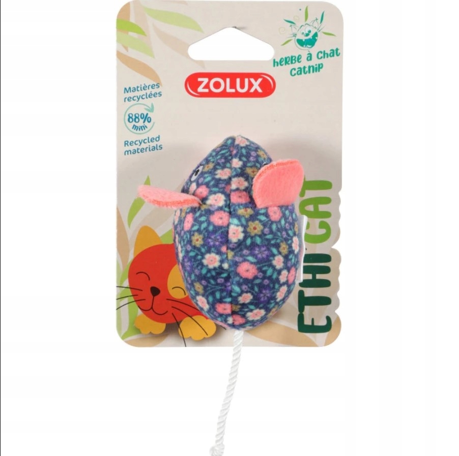 

Zolux Zabawka dla kota Ethicat mysz, kwiaty