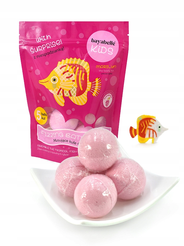 

Kule Do Kąpieli Z Zabawką 5x50g Malina