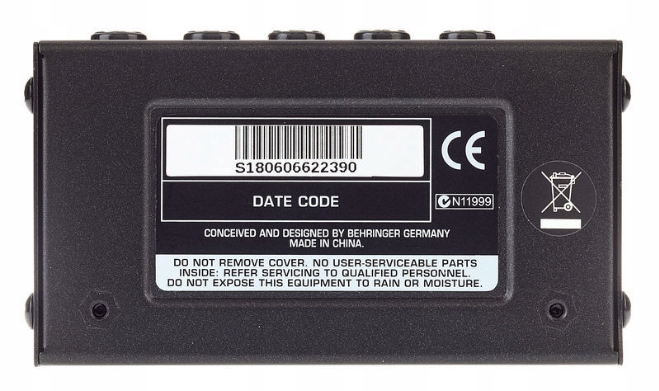 Mikser liniowy 4-kanałowy mono Behringer MX400 Micromix Marka Behringer