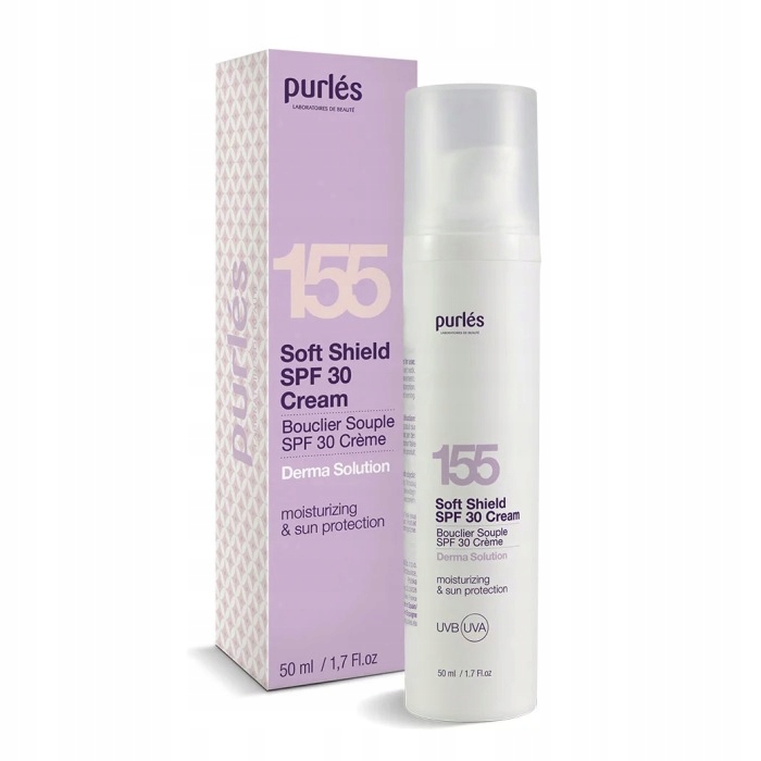 Purles 155 Soft Shield SPF30 Cream – lehký krém s filtrem 50 ml