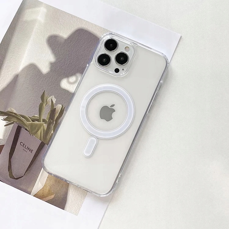 ETUI MAGNETYCZNE MOCNE PRZEZROCZYSTE DO IPHONE 12 PRO MAX Dedykowana marka Apple