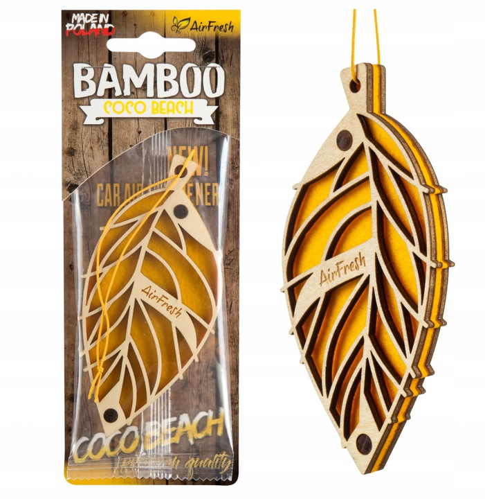 

Zapach do samochodu AirFresh Bamboo Coco Beach