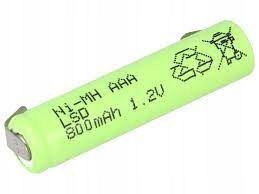 

Akumulator Ni-MH 1,2V 800mAh Aaa R3 z blaszkami