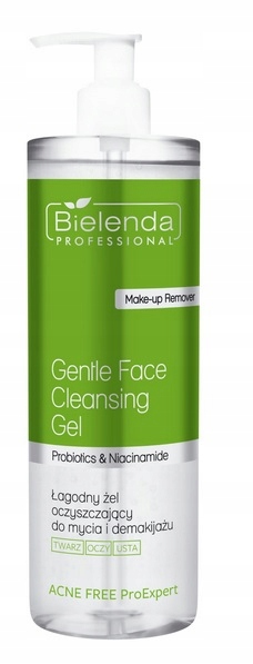 Bielenda Acne Free Jemný Gel Na Obličej Nikotinamid 500 G