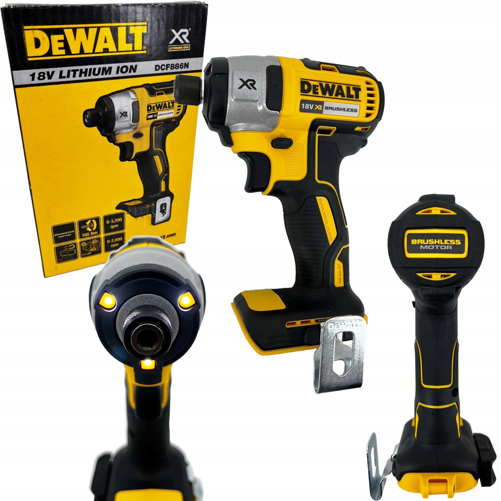 DeWALT DCF886N zakrętarka udarowa 18V Xr 165Nm 1/4″ Hex