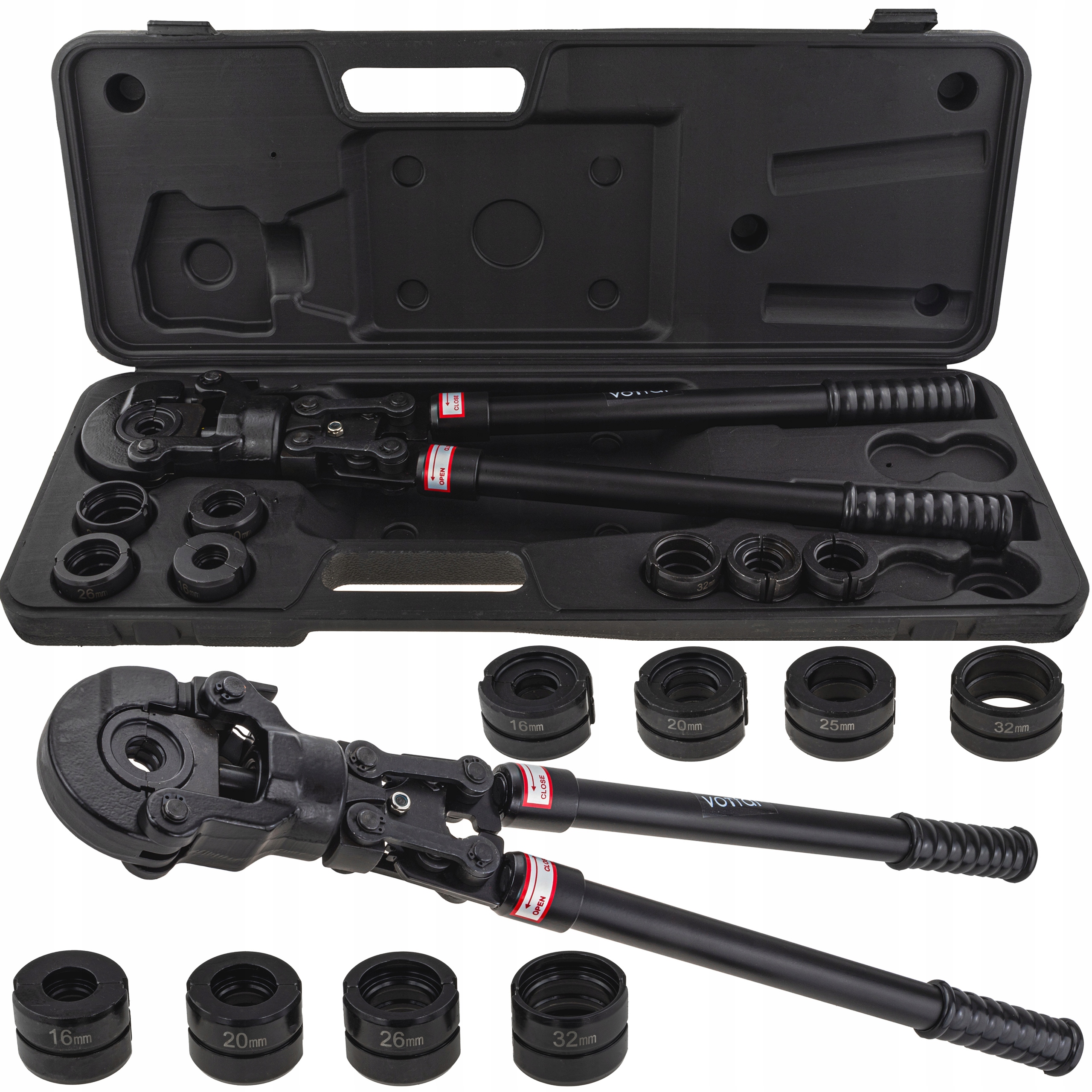 Hydraulická Lisovacia Svorka Na Rúry Pex (th+u) 16-32 MM 8T