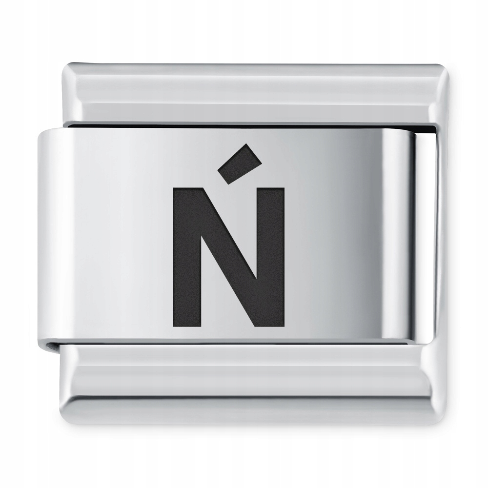 

Italian Charms Litera Alfabetu Ń Grawer Prezent