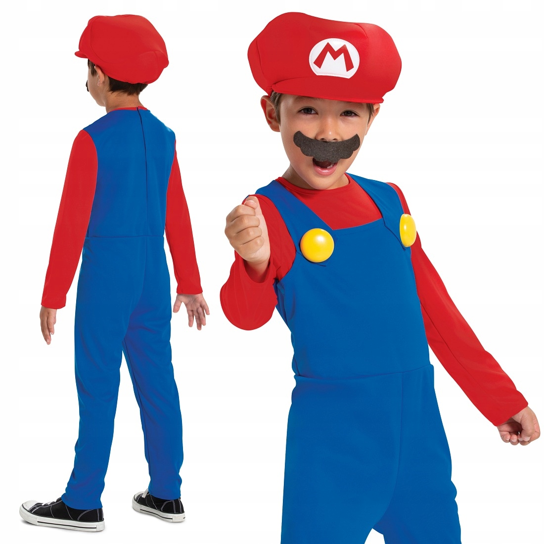 

Strój Kostium Mario Mario Bros 7-8 lat