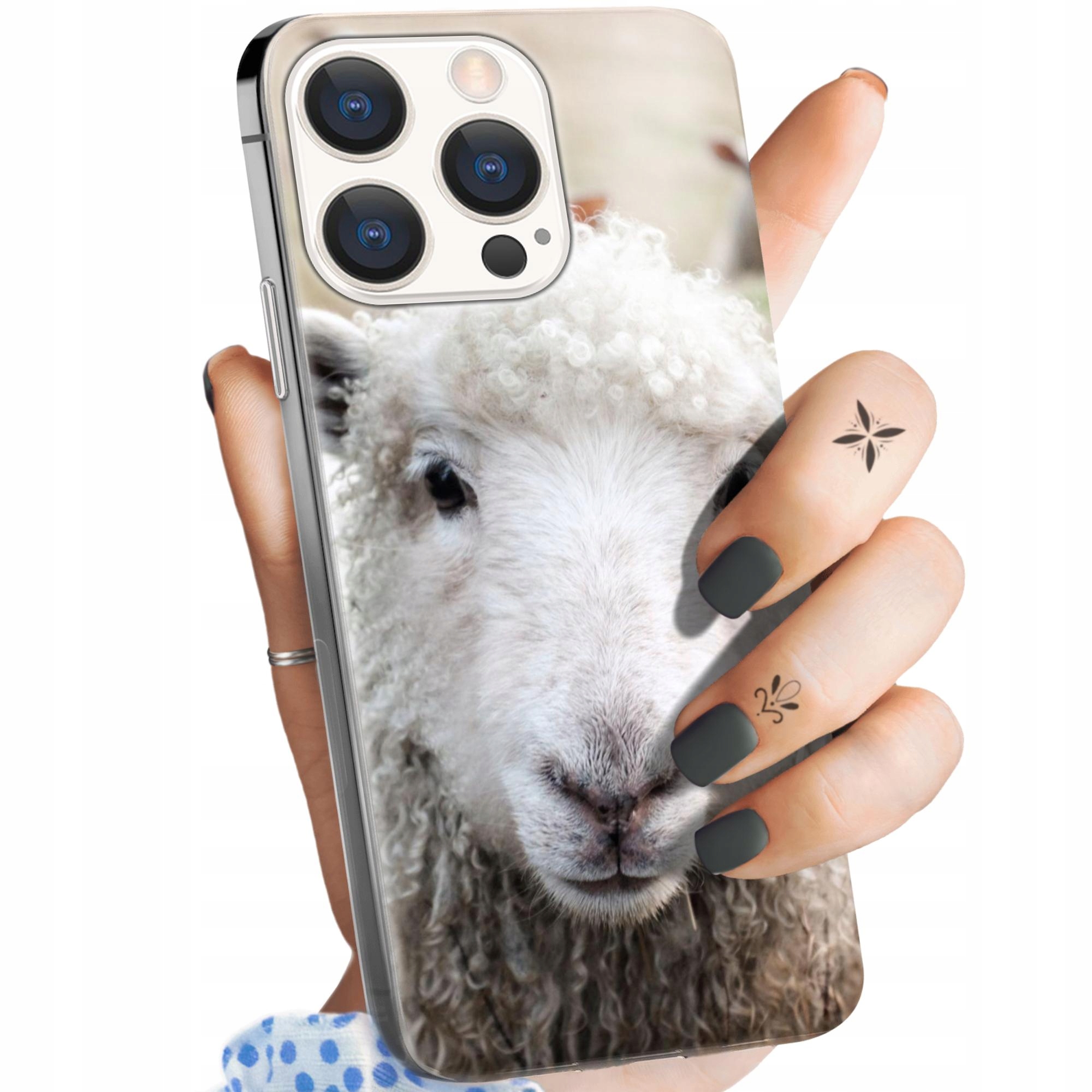 Etui Do Iphone 15 Pro Max Owca Owieczka Baranek Obudowa Pokrowiec