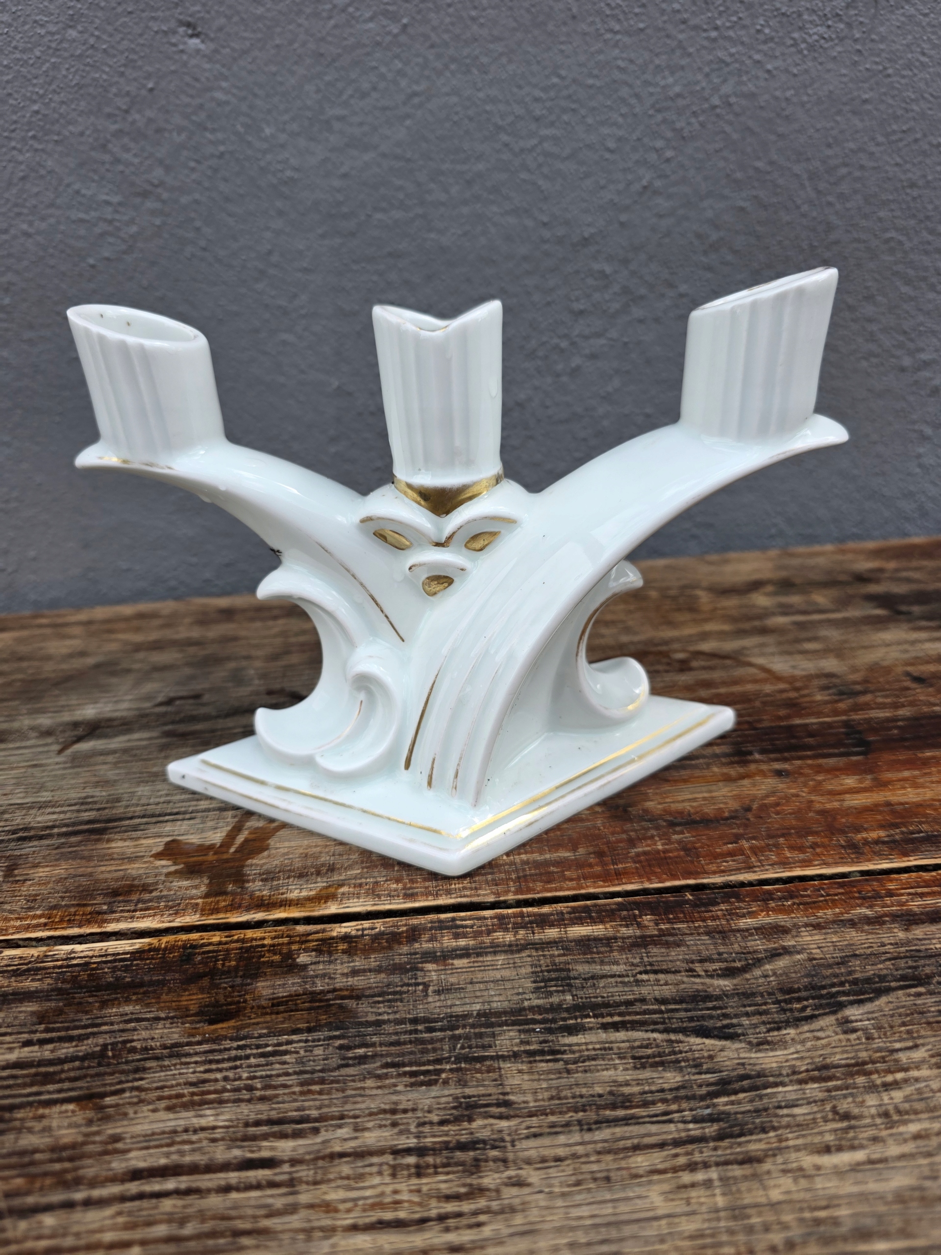 Świecznik porcelanowy Volkstedt