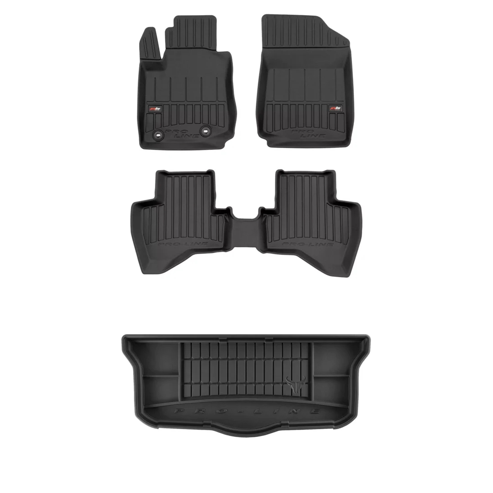 3D gumová sada koberců a rohožek Toyota Aygo II 2014-2022 Hatchback, 5 dveří