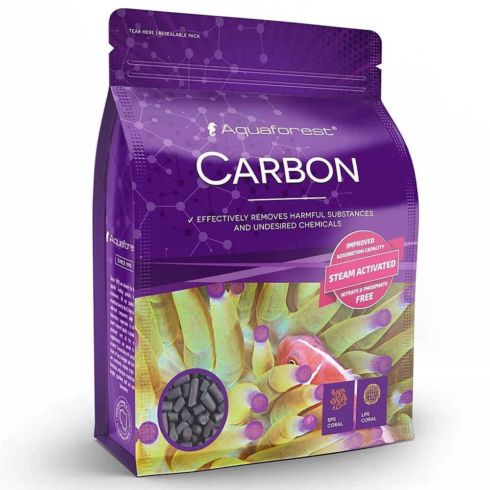 Carbon Aktivní Uhlí Granulát Filtrace Mořské Akvárium Sladké 1000 ML