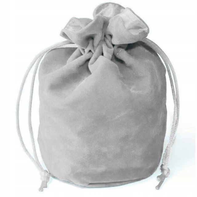 SZARY WORECZEK NA KOŚCI MONETY RPG LARP 15X9 CM