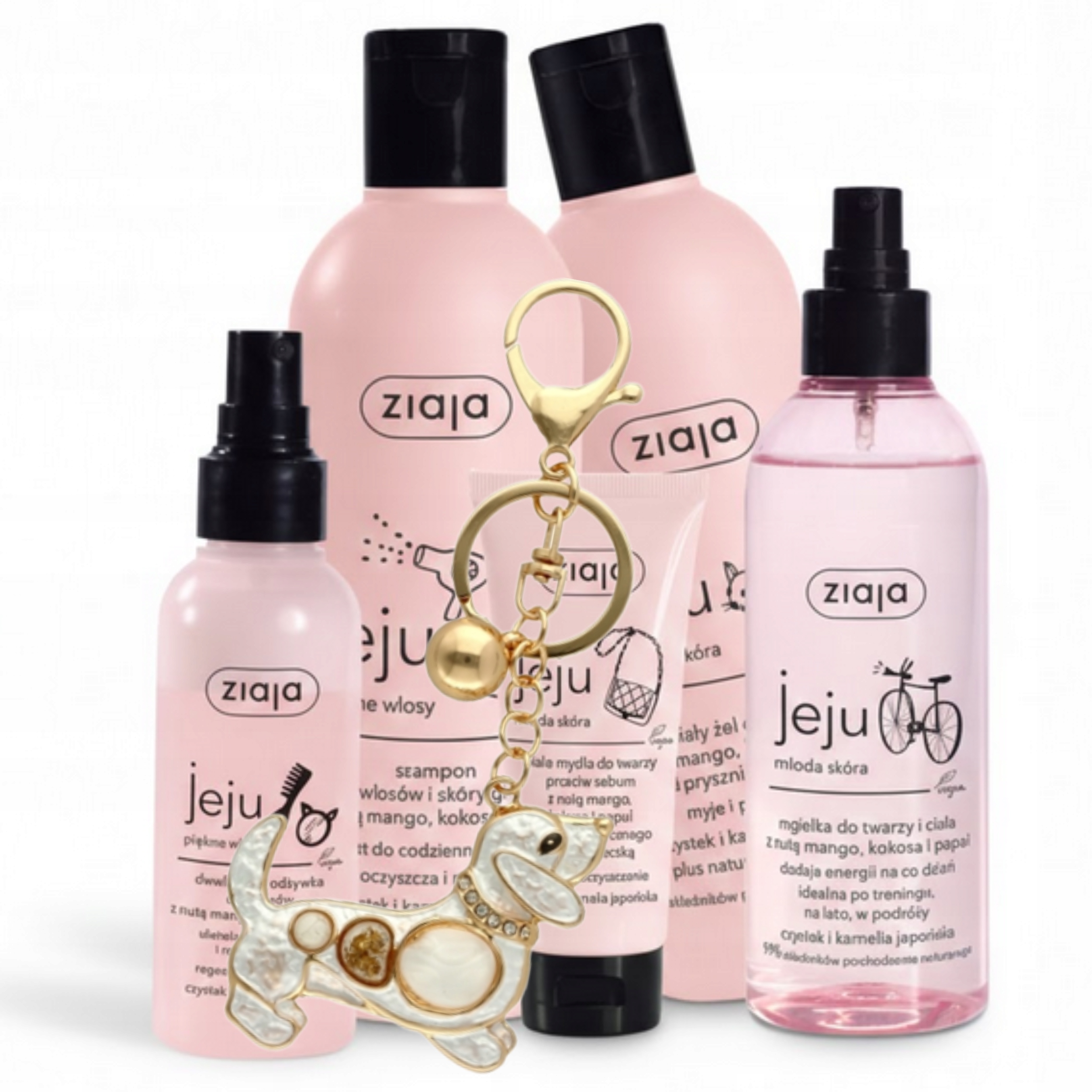 Ziaja Jeju Zestaw kosmetyków dla nastolatki dziewczyn fanki psów