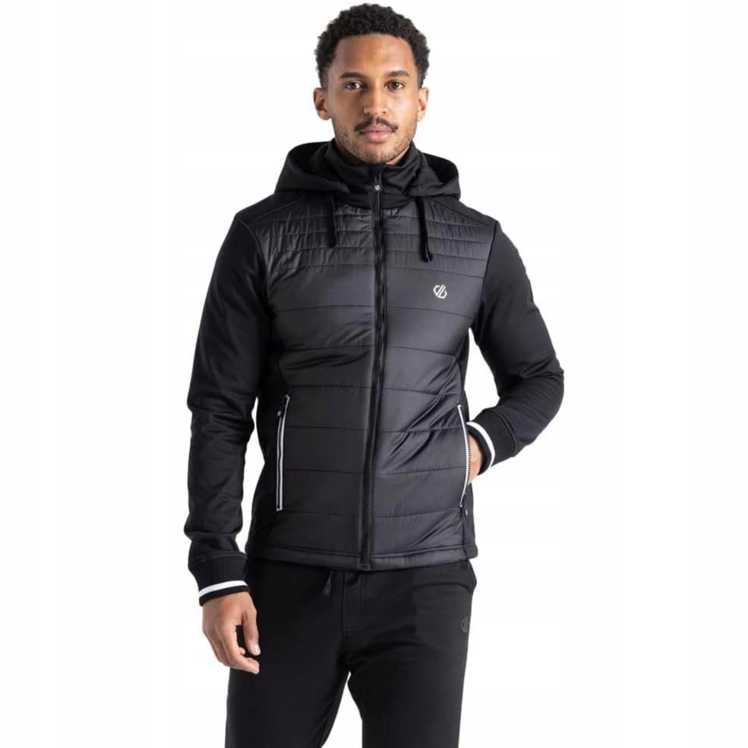 Pánská hybridní přechodová bunda DARE2B pro každodenní nošení do hor, černá, vel. M