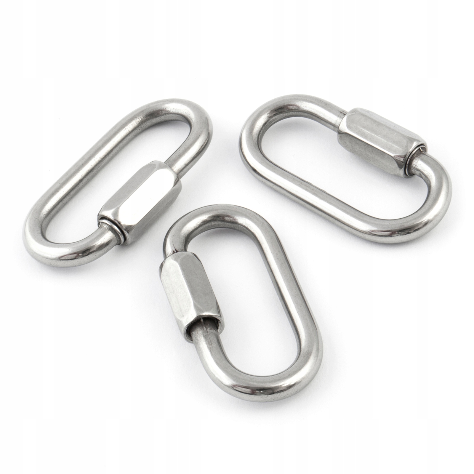 Šroubovací Článek pro řetěz z nerezové oceli V4 AISI-316 3 mm 20 ks