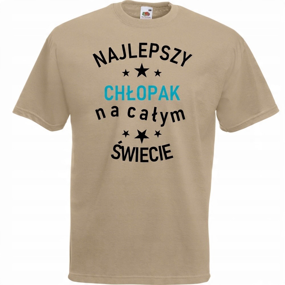 

Koszulka dzień chłopaka najlepszy S khaki