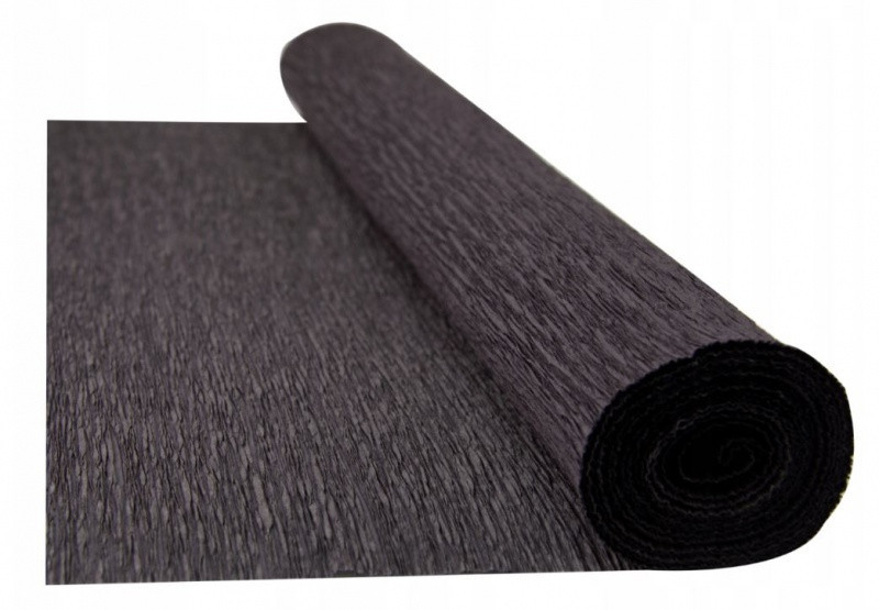 OZDOBNA BIBUŁA MARSZCZONA KREPINA SZKOLNA CZARNAA Kod producenta Bibuła Krepina Włoska Kolorowa Dekoracja