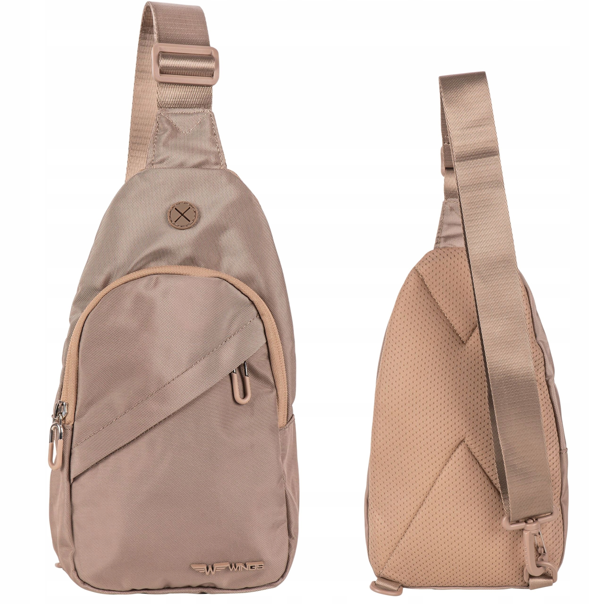 Mini Plecak noszony przez ramię lub Nerka Crossbody Jedna Szelka Wings 007K