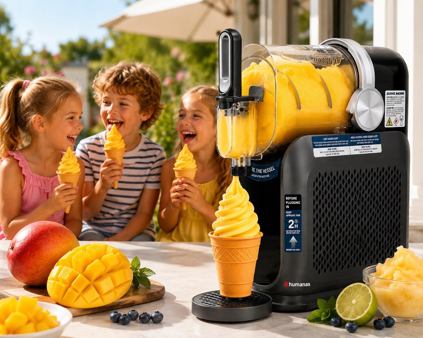 Zařízení na zmrzlinu a nápoje typu slush Humanas DualChill Machine 2v1