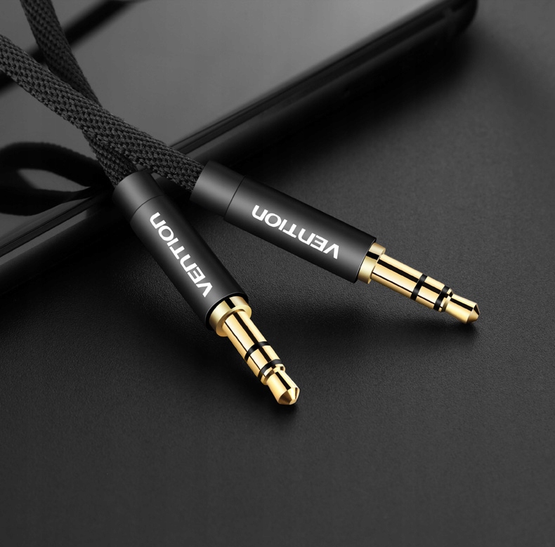 VENTION OFC Jack-Jack 3.5mm AUX PVC + Oplot 1,5m Długość kabla 1.5 m