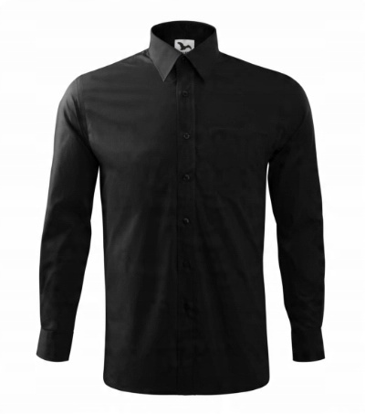 

Stylowa Koszula męska z kieszenią Czarna r XL