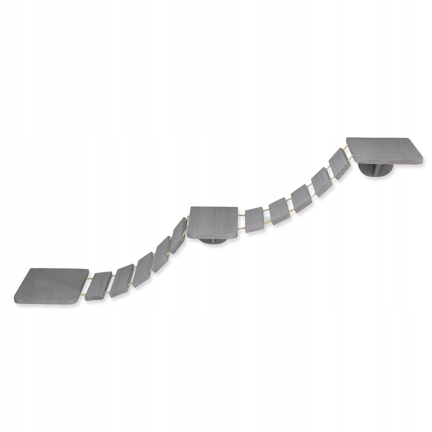 Levně Most Trixie k připevnění na stěnu šedá 150x30cm